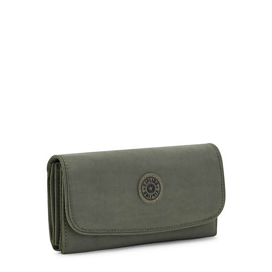 Kipling Money Land Snap Wallet Wallets Green Moss | AU 2189LI